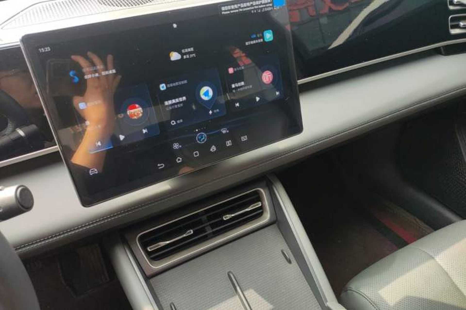 Used BYD Qin L 2024 DM-i 120KM Leading Model Audio And AC Panel