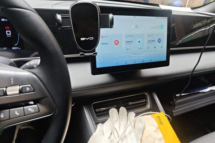 Used BYD Qin L 2024 DM-i 80KM Leading Model Audio And AC Panel