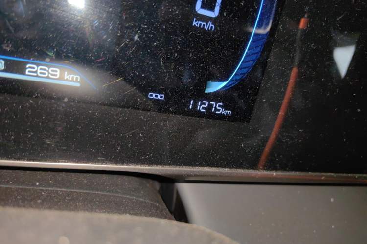 Used BYD Qin L 2024 DM-i 80KM Leading Model Odometer Close Up