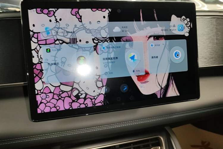 Used BYD Qin L 2024 DM-i 80KM Beyond Model Audio And AC Panel