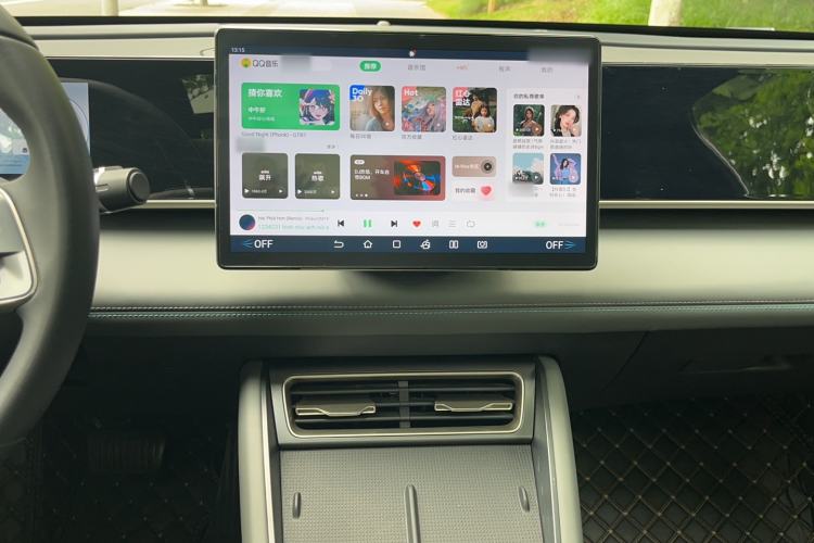 Used BYD Qin L 2024 DM-i 120KM Beyond Model Audio And AC Panel