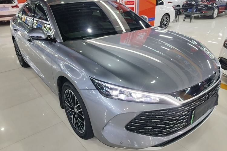 Used BYD Qin L 2024 DM-i 120KM Excellence Model Front Right 45 Deg