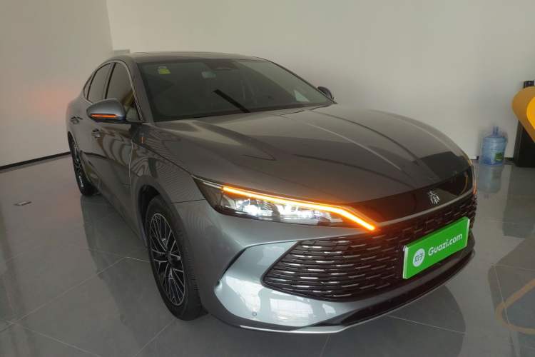 Used BYD Qin L 2024 DM-i 120KM Excellence Model Front Right 45 Deg