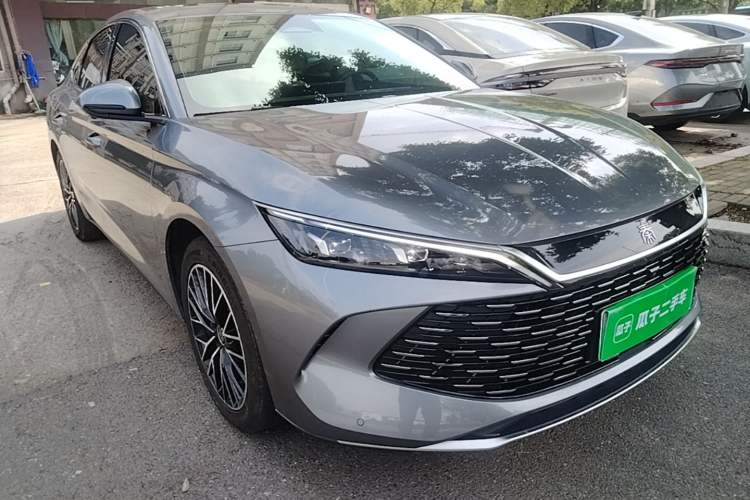 Used BYD Qin L 2024 DM-i 120KM Excellence Model Front Right 45 Deg