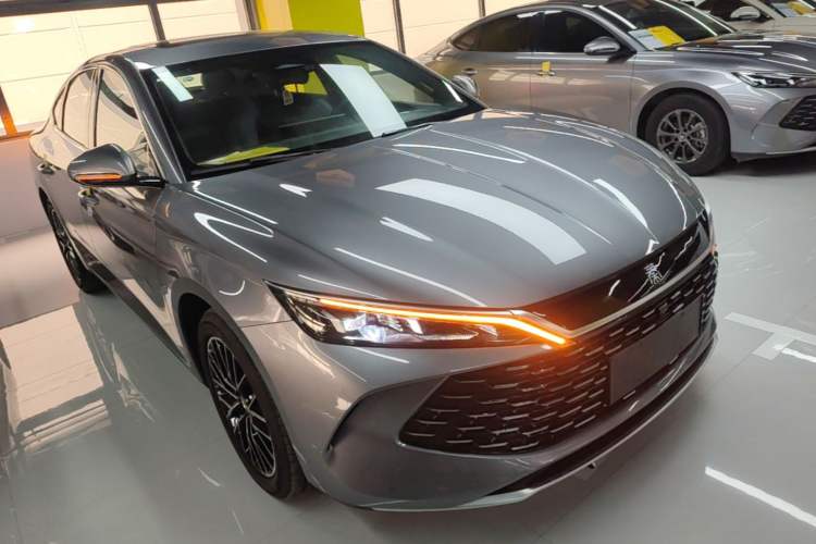 Used BYD Qin L 2024 DM-i 120KM Excellence Model Front Right 45 Deg