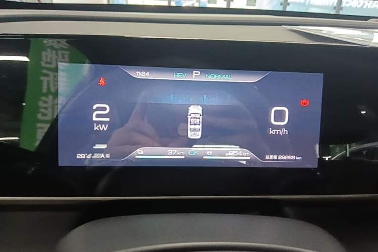 Used BYD Qin L 2024 DM-i 80KM Beyond Model Instrument Cluster