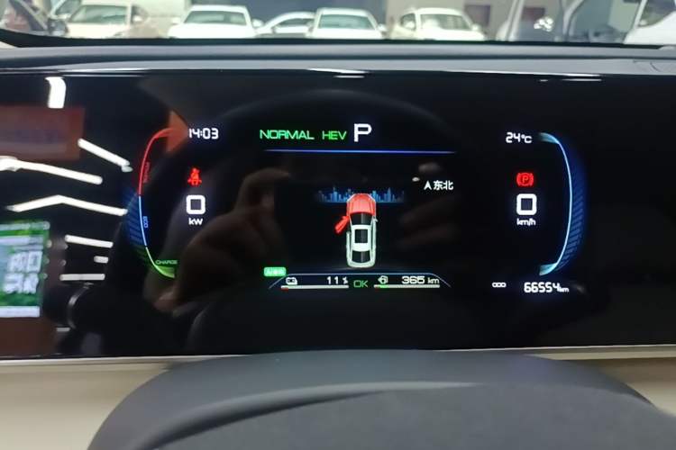 Used BYD Qin L 2024 DM-i 80KM Leading Model Instrument Cluster
