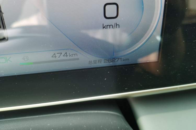 Used BYD Qin L 2024 DM-i 80KM Beyond Model Odometer Close Up