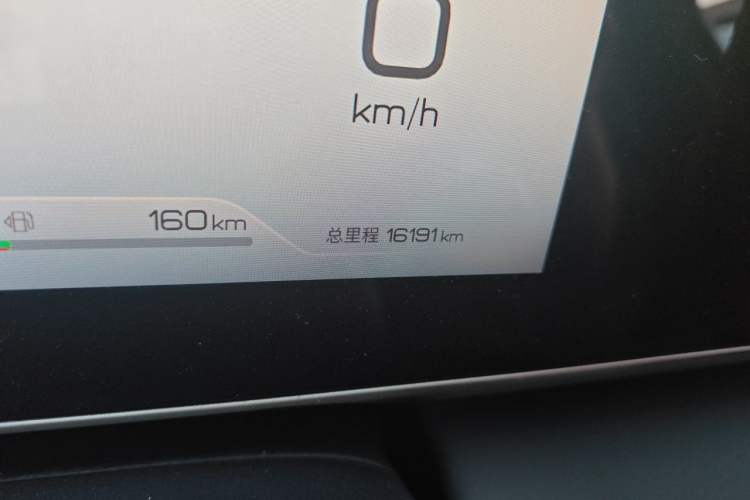 Used BYD Qin L 2024 DM-i 80KM Beyond Model Odometer Close Up