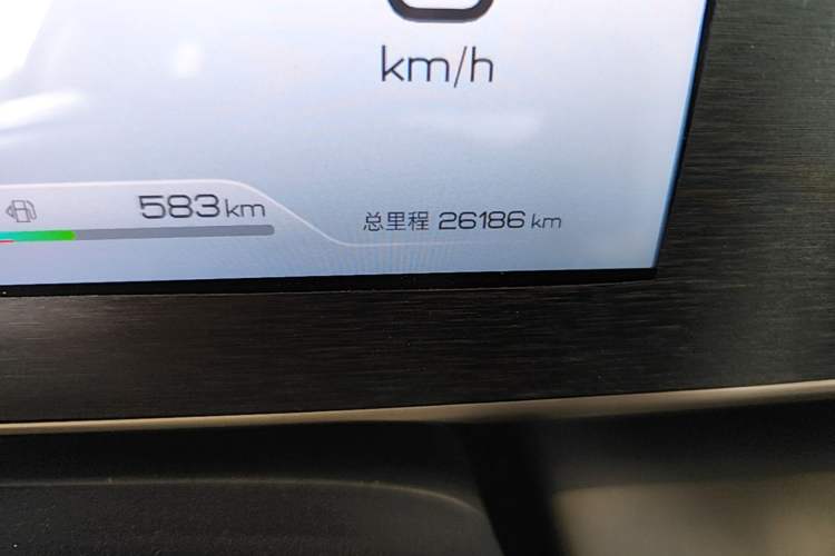 Used BYD Qin L 2024 DM-i 80KM Beyond Model Odometer Close Up