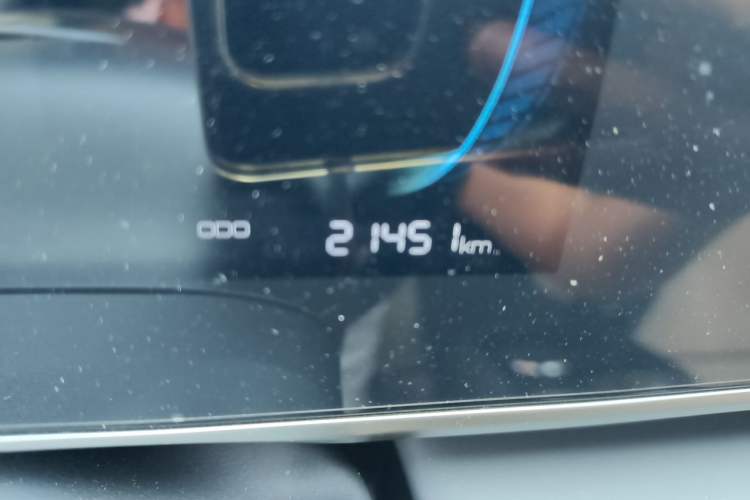 Used BYD Qin L 2024 DM-i 80KM Leading Model Odometer Close Up