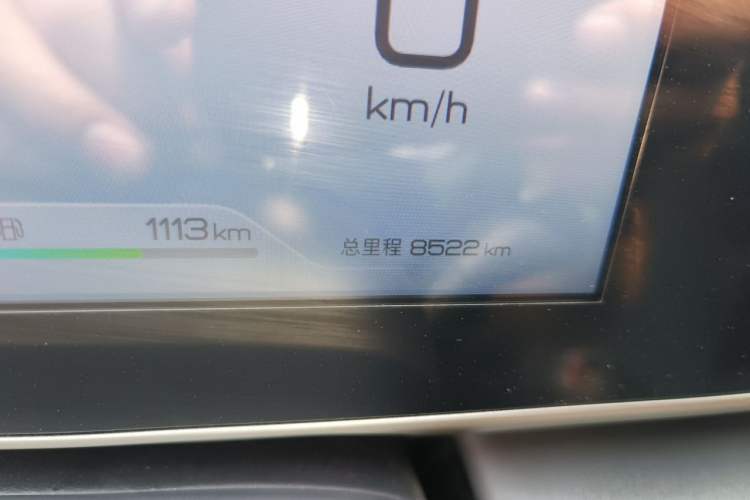 Used BYD Qin L 2024 DM-i 120KM Leading Model Odometer Close Up