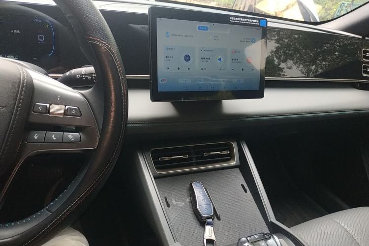 Used BYD Qin L 2024 DM-i 80KM Leading Model Audio And AC Panel