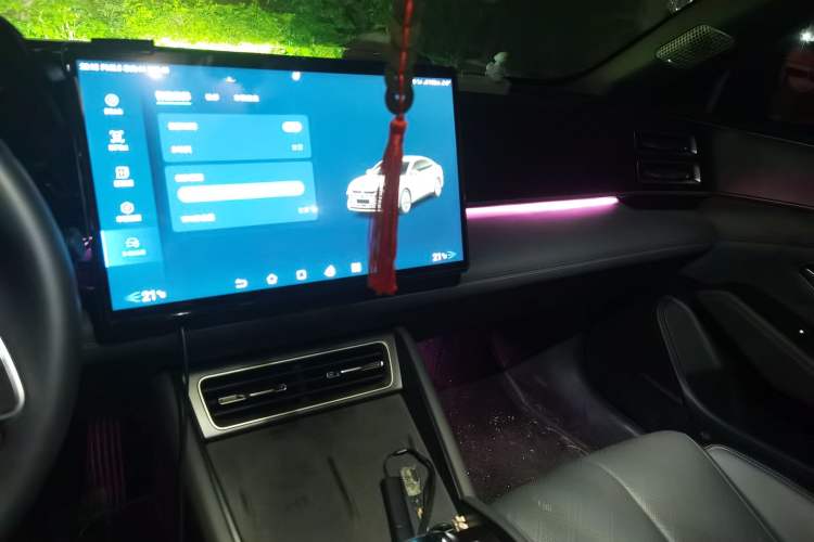 Used BYD Qin L 2024 DM-i 120KM Excellence Model Audio And AC Panel