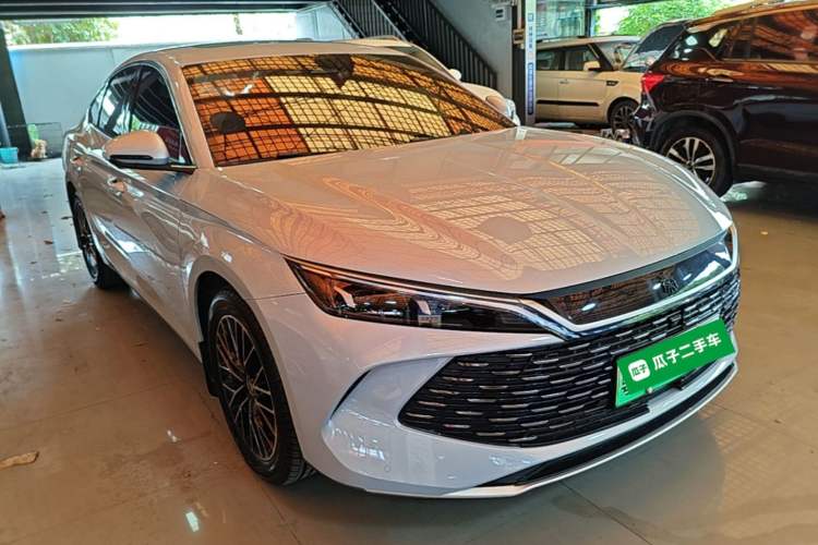 Used BYD Qin L 2024 DM-i 120KM Excellence Model Front Right 45 Deg