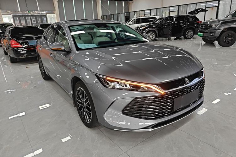 Used BYD Qin L 2024 DM-i 120KM Excellence Model Front Right 45 Deg