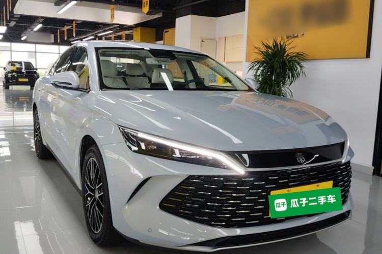 Used BYD Qin L 2024 DM-i 120KM Excellence Model Front Right 45 Deg
