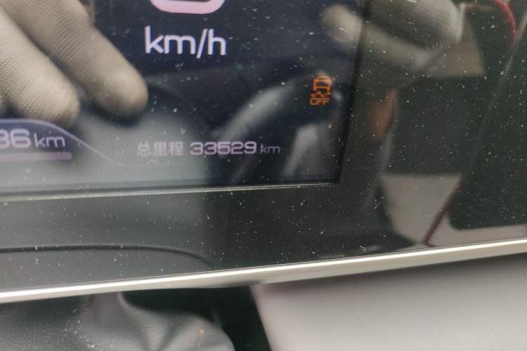 Used BYD Qin L 2024 DM-i 80KM Beyond Model Odometer Close Up