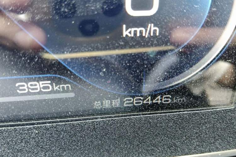 Used BYD Qin L 2024 DM-i 120KM Leading Model Odometer Close Up