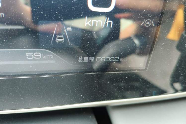 Used BYD Qin L 2024 DM-i 120KM Beyond Model Odometer Close Up