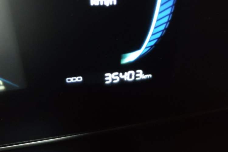 Used BYD Qin L 2024 DM-i 80KM Leading Model Odometer Close Up