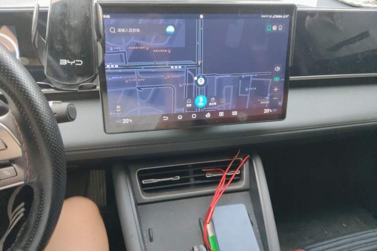 Used BYD Qin L 2024 DM-i 120KM Leading Model Audio And AC Panel