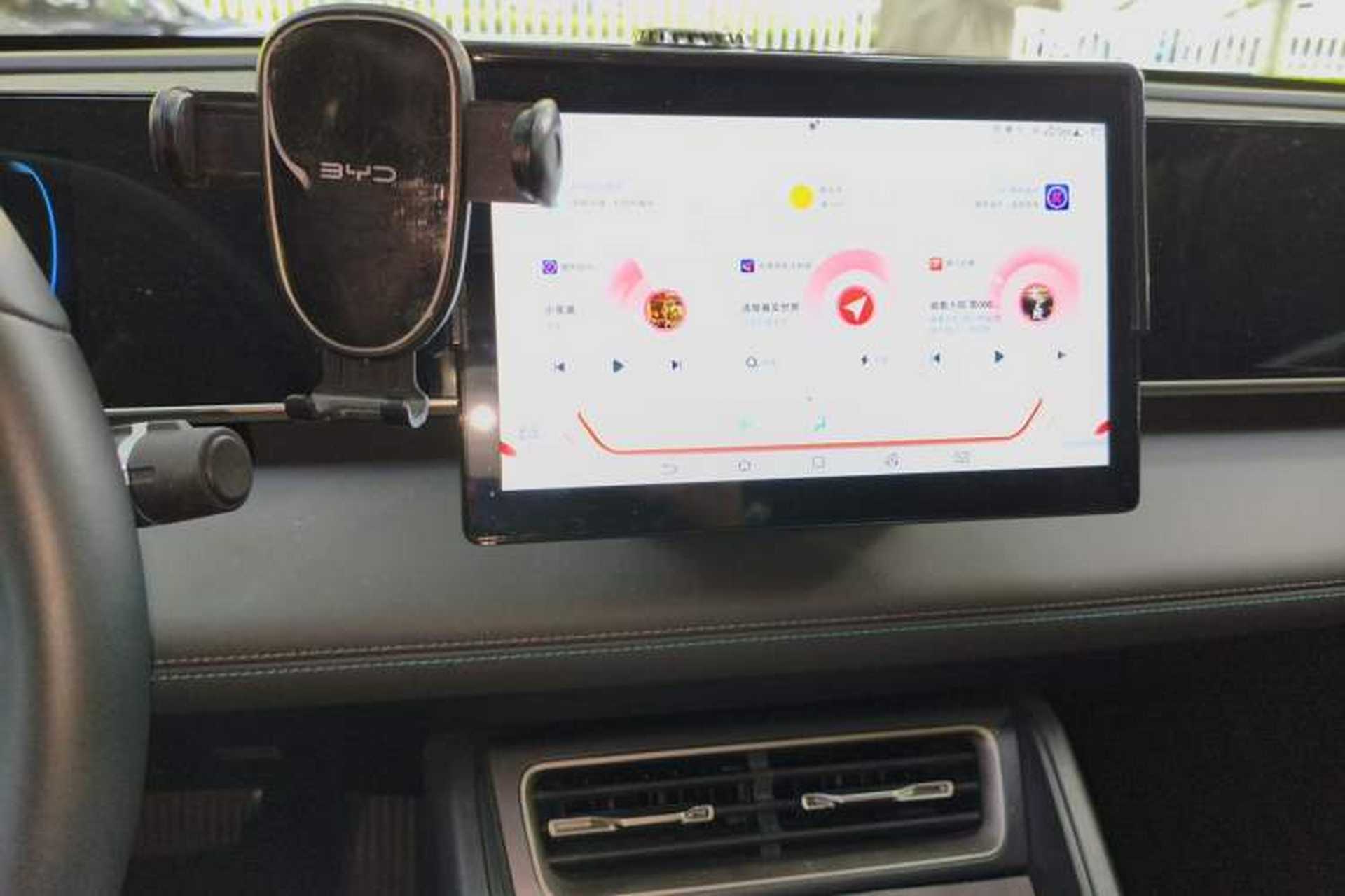 Used BYD Qin L 2024 DM-i 80KM Leading Model Audio And AC Panel