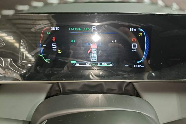 Used BYD Qin L 2024 DM-i 80KM Leading Model Instrument Cluster