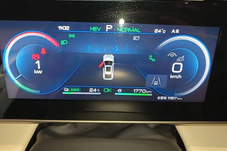 Used BYD Qin L 2024 DM-i 120KM Beyond Model Instrument Cluster