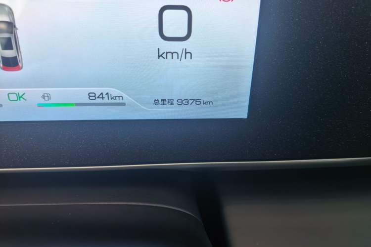 Used BYD Qin L 2024 DM-i 80KM Beyond Model Odometer Close Up