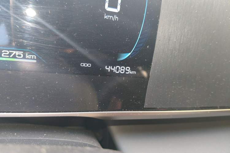 Used BYD Qin L 2024 DM-i 80KM Leading Model Odometer Close Up