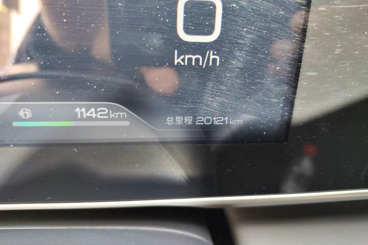 Used BYD Qin L 2024 DM-i 80KM Beyond Model Odometer Close Up