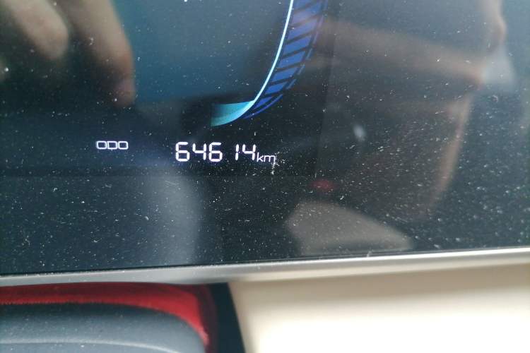 Used BYD Qin L 2024 DM-i 80KM Leading Model Odometer Close Up