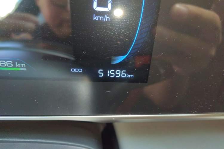 Used BYD Qin L 2024 DM-i 80KM Leading Model Odometer Close Up