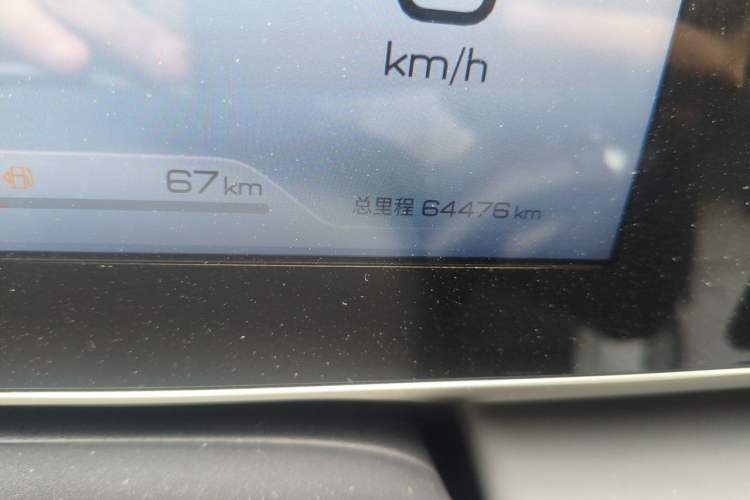 Used BYD Qin L 2024 DM-i 80KM Beyond Model Odometer Close Up