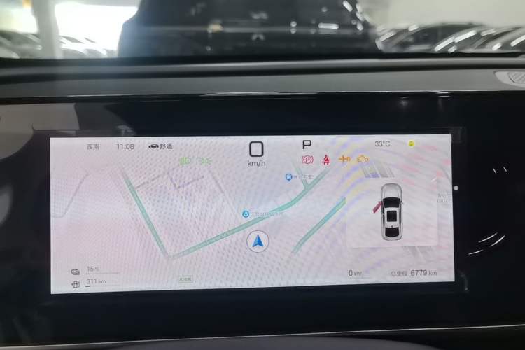 Used BYD Qin L 2025 DM-i Smart Drive 120KM Leading Model Instrument Cluster
