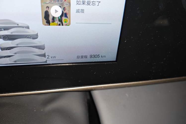 Used BYD Qin L 2025 DM-i Smart Drive 120KM Superior Model Odometer Close Up