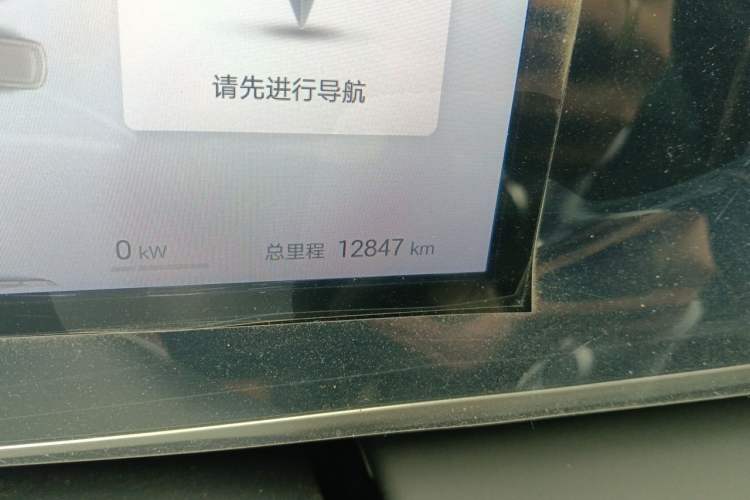 Used BYD Qin L 2025 DM-i Smart Drive 80KM Leading Model Odometer Close Up