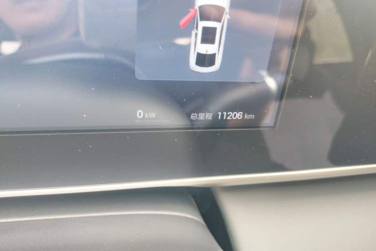 Used BYD Qin L 2025 DM-i Smart Drive 80KM Superior Model Odometer Close Up