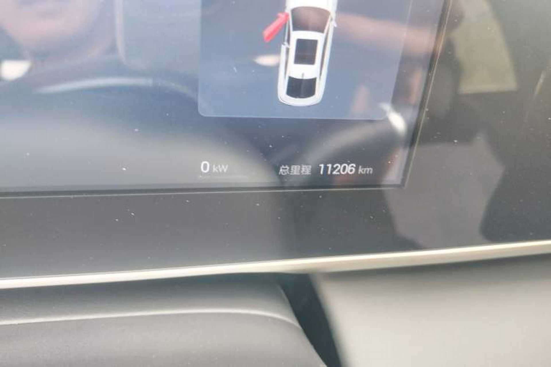 Used BYD Qin L 2025 DM-i Smart Drive 80KM Superior Model Odometer Close Up