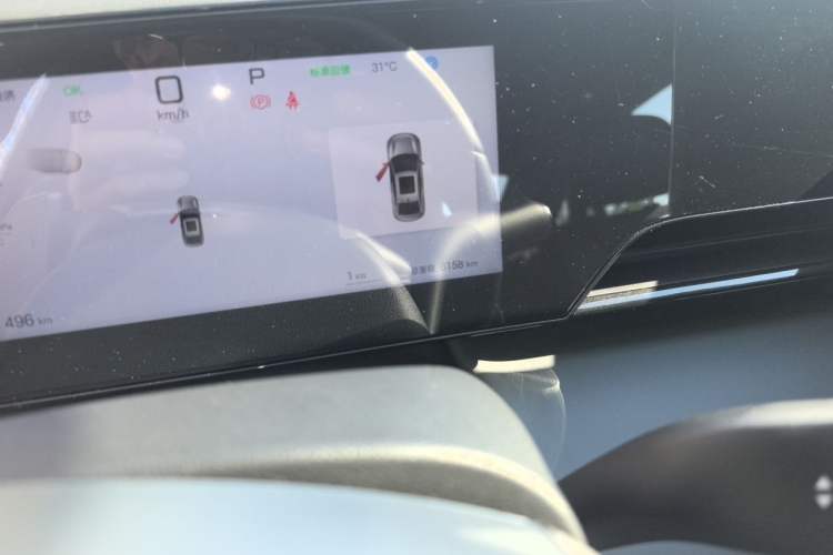 Used BYD Qin L 2025 EV 545KM Beyond Version Odometer Close Up