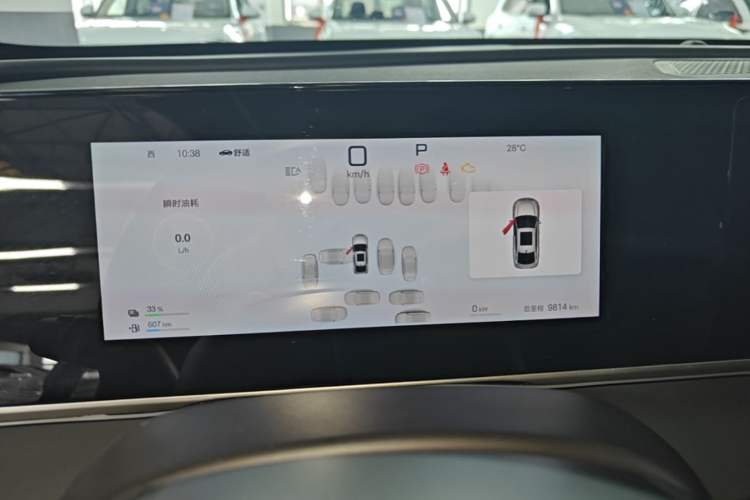Used BYD Qin L 2025 DM-i Smart Drive 80KM Leading Model Instrument Cluster