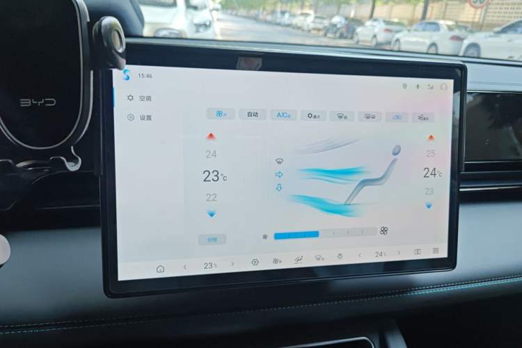 Used BYD Qin L 2025 EV 470KM Leading Edition Audio And AC Panel