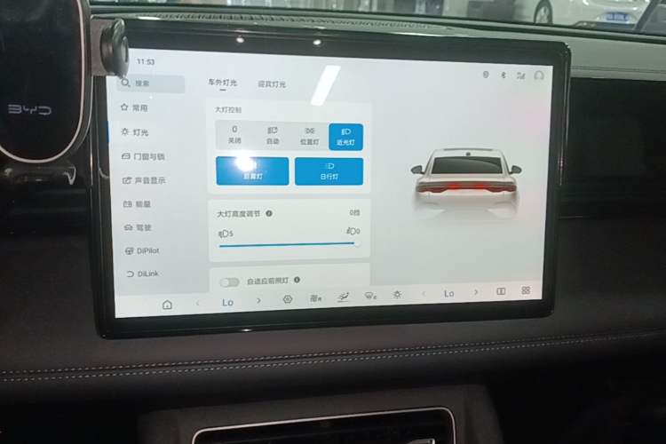 Used BYD Qin L 2025 EV 470KM Leading Edition Audio And AC Panel