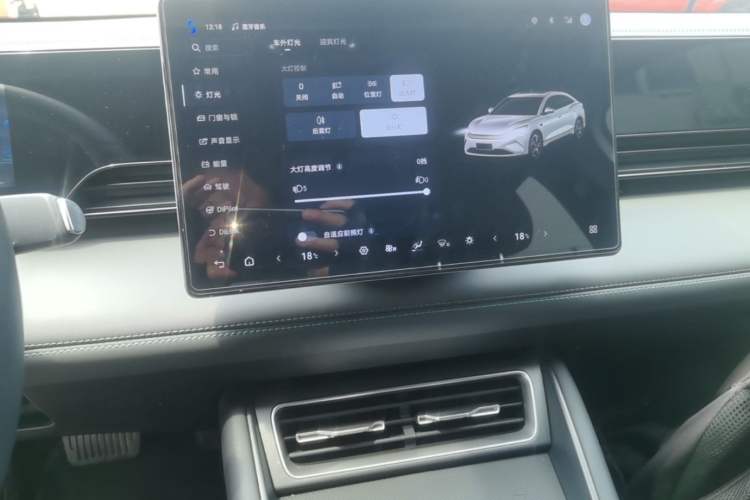 Used BYD Qin L 2025 EV 545KM Beyond Version Audio And AC Panel