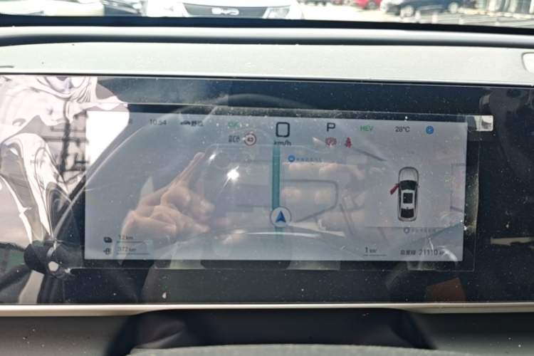 Used BYD Qin L 2025 DM-i Smart Drive 80KM Leading Model Instrument Cluster