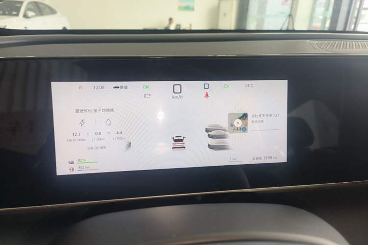 Used BYD Qin L 2025 DM-i Smart Drive 120KM Superior Model Instrument Cluster