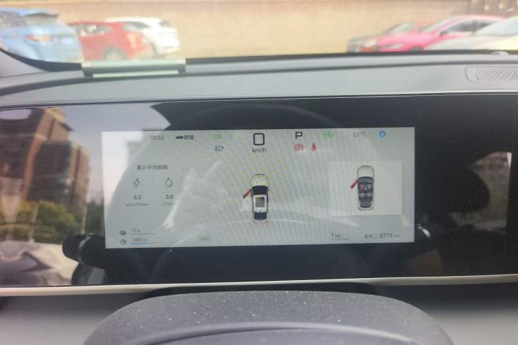 Used BYD Qin L 2025 DM-i Smart Drive 80KM Leading Model Instrument Cluster