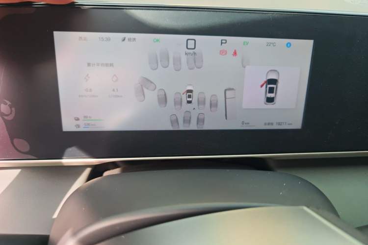 Used BYD Qin L 2025 DM-i Smart Drive 80KM Leading Model Instrument Cluster