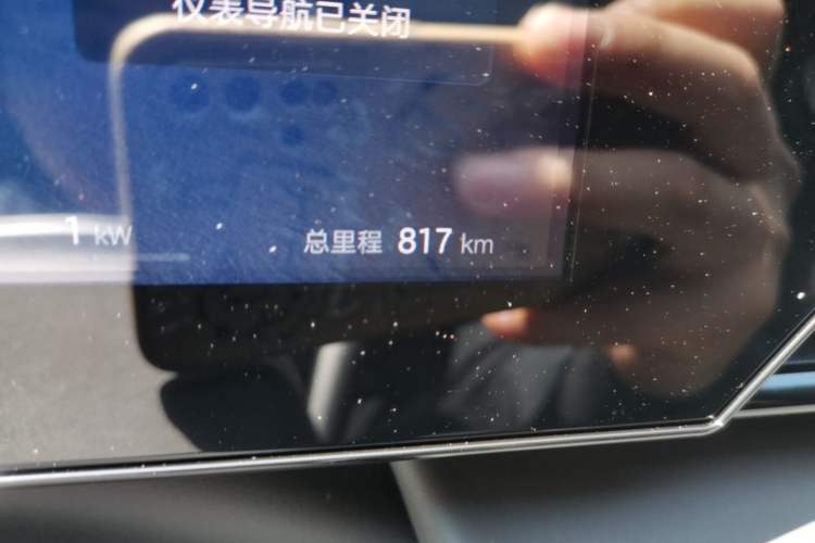 Used BYD Qin L 2025 EV 545KM Beyond Version Odometer Close Up